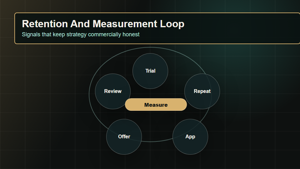 Retention and measurement loop visualization